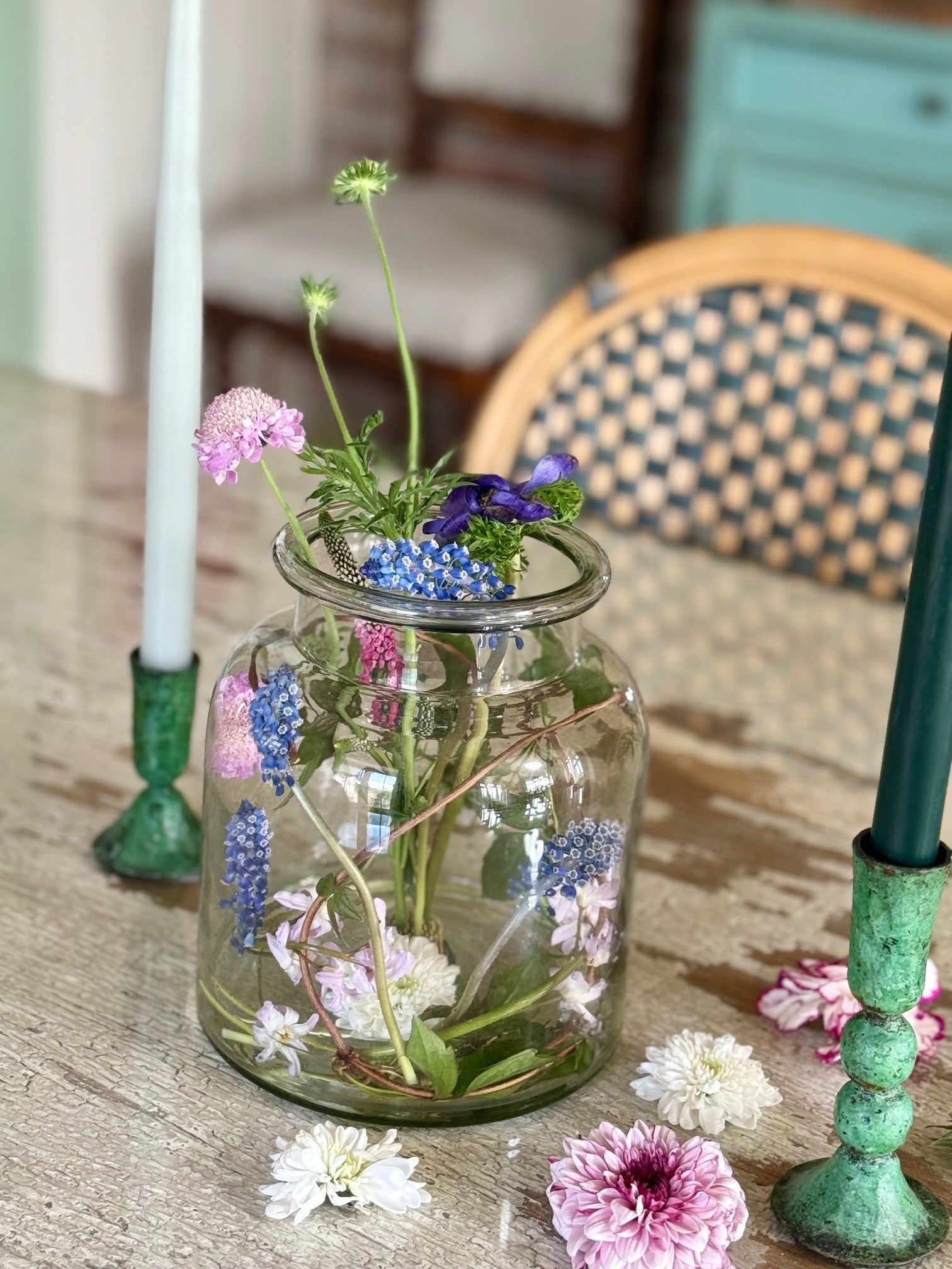 How to Create a Spring Jar Centrepiece - Amber + Willow