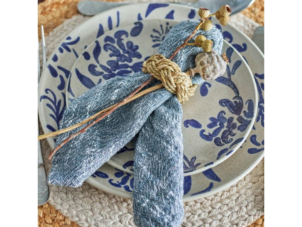 seagrass napkin rings, set of 4