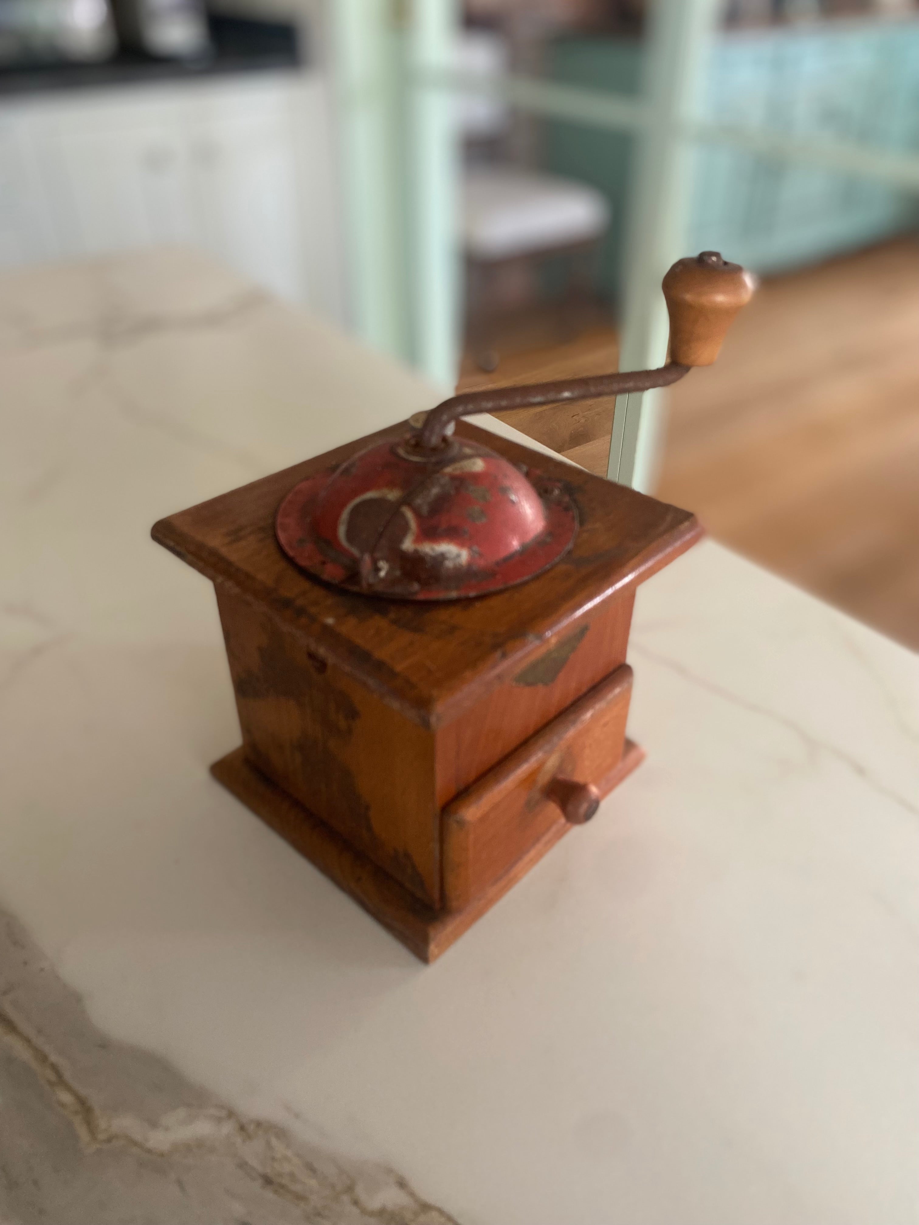 Vintage coffee grinder