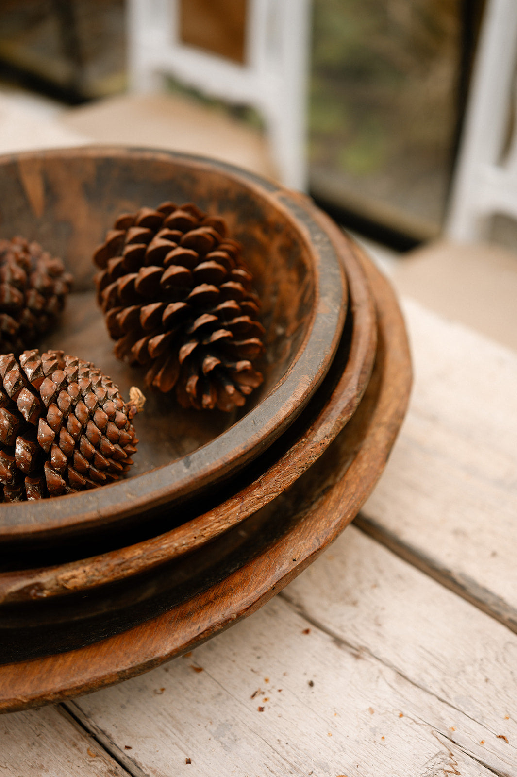Vintage Wooden Bowls
