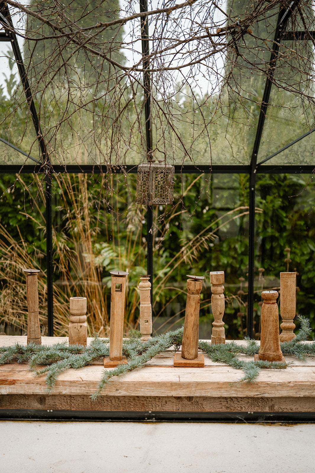 Reclaimed Wood Candlesticks