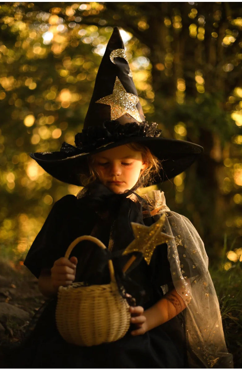 Black Velvet Witches Hat