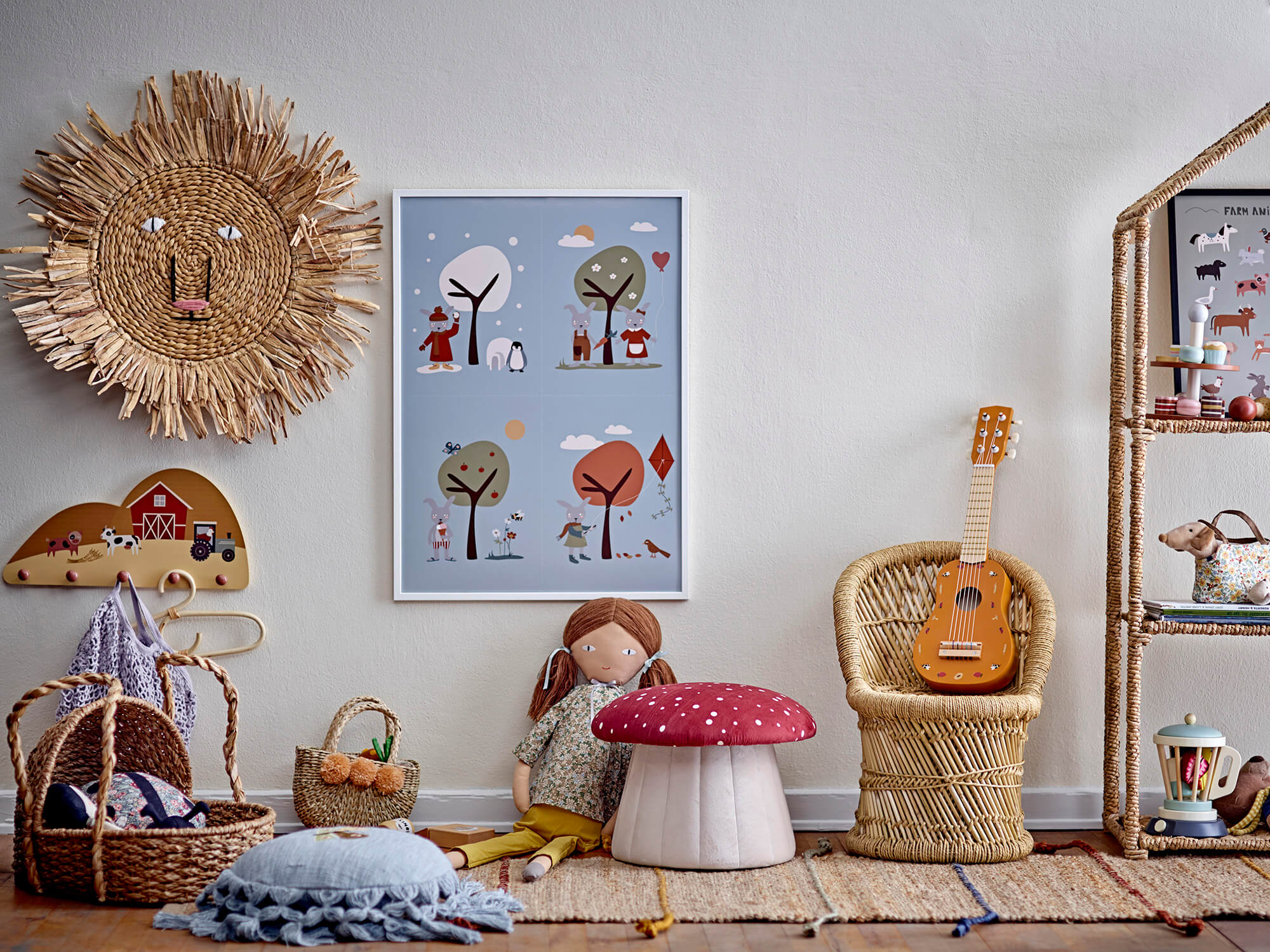 childrens wicker chair