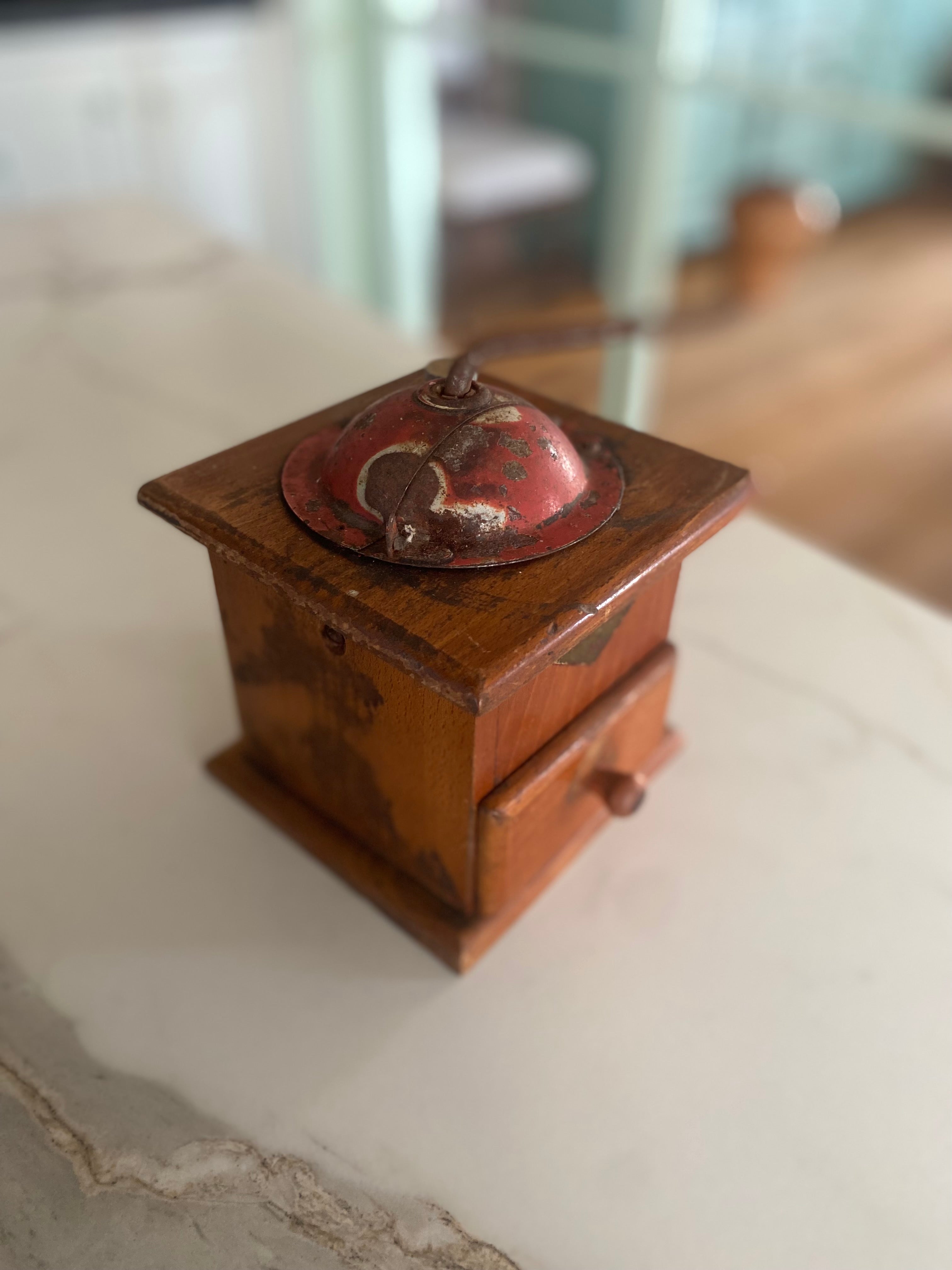 Vintage coffee grinder