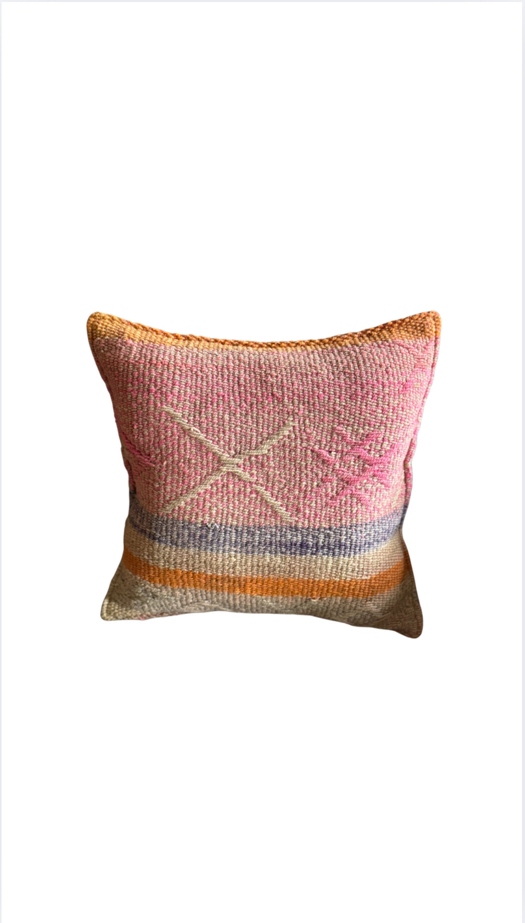 Vintage Peruvian Frazada Cushion Cover