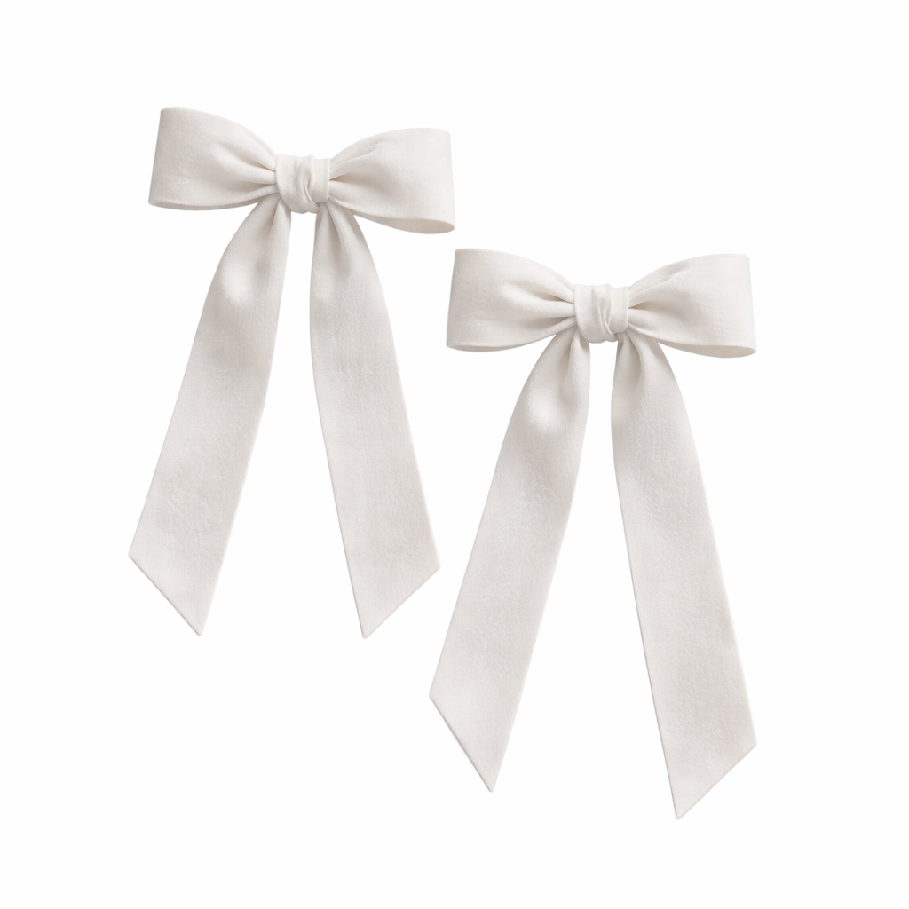 Luxury Velvet Napkin Bows, Set of 4