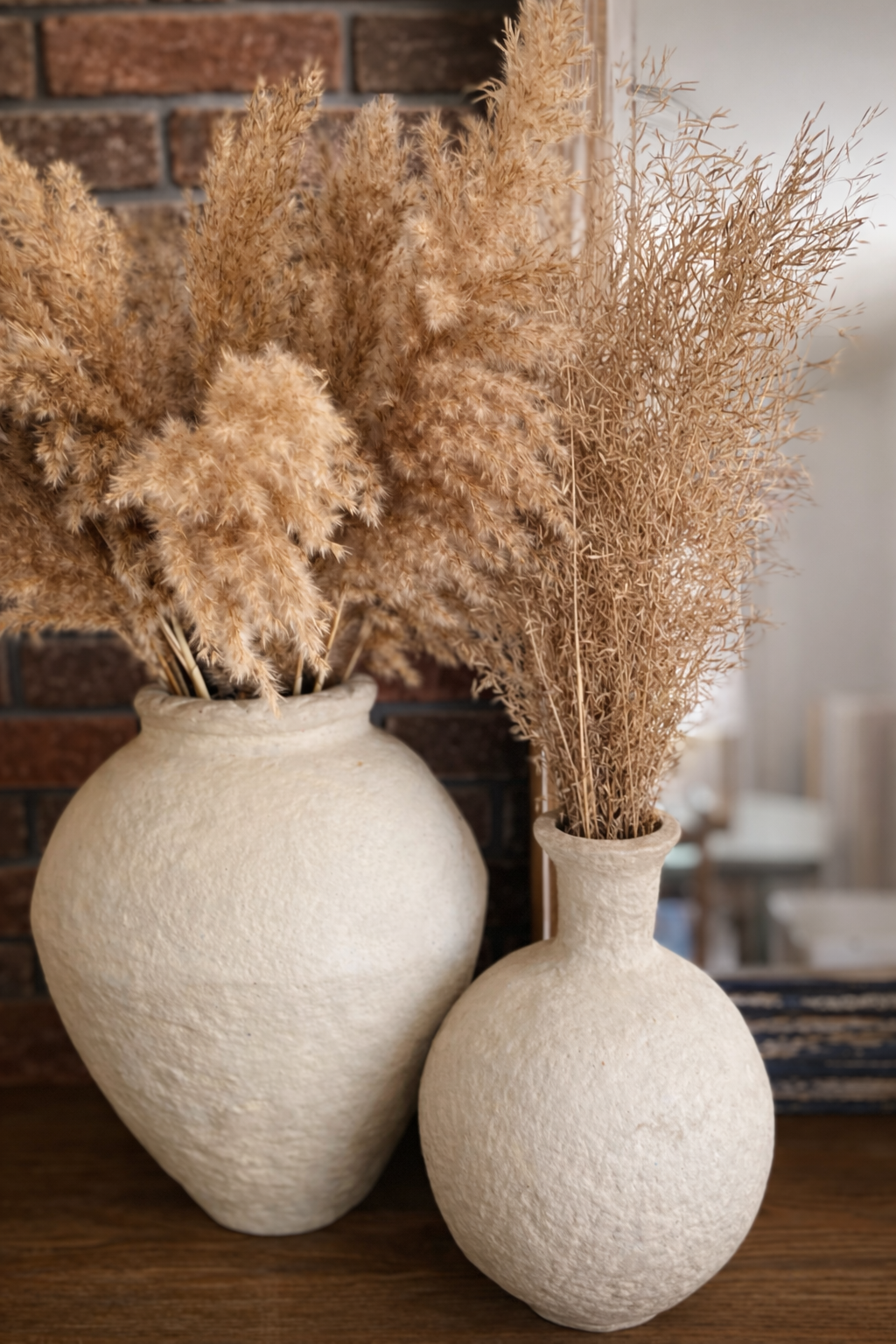 Medium Papier-Mâché Vessel - Amber + Willow