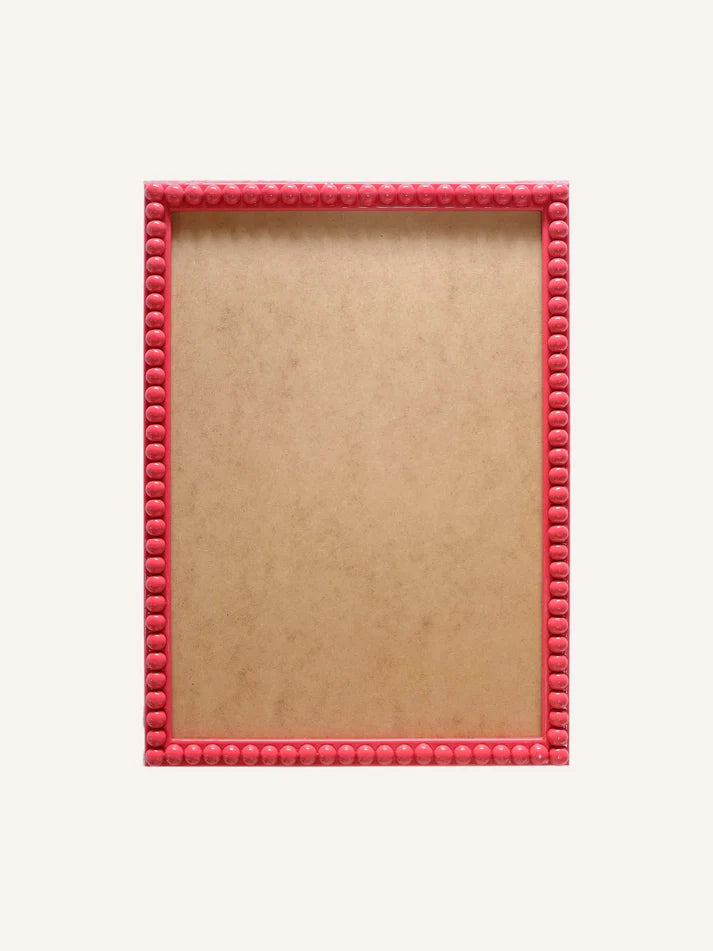 Raspberry Lacquer Bobbin Frame, 6" x 8"