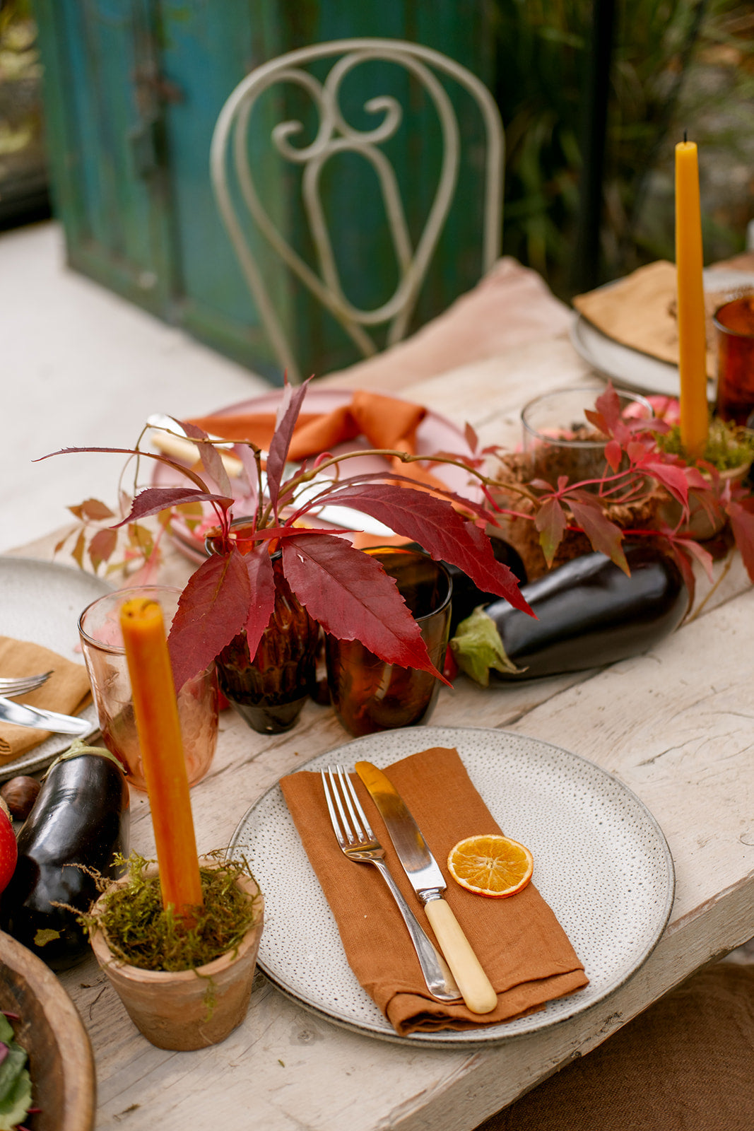 Grey Stoneware Dinner Plate