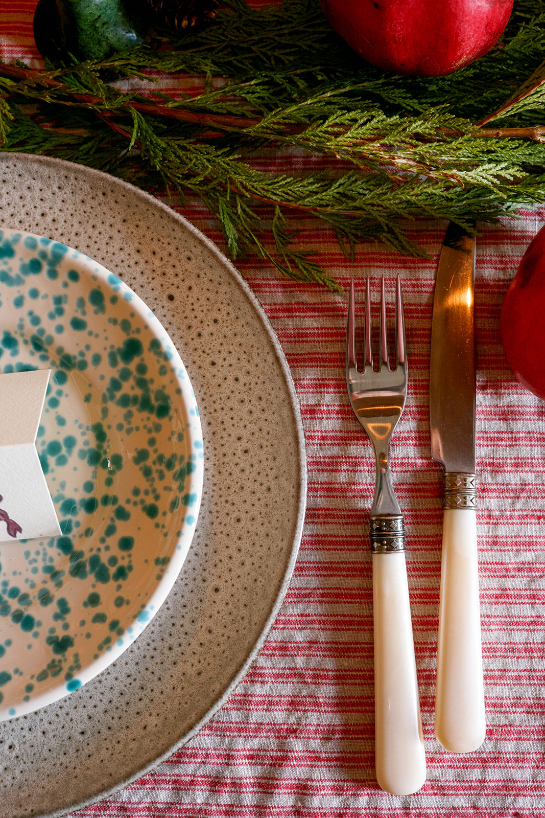 Grey Stoneware Dinner Plate