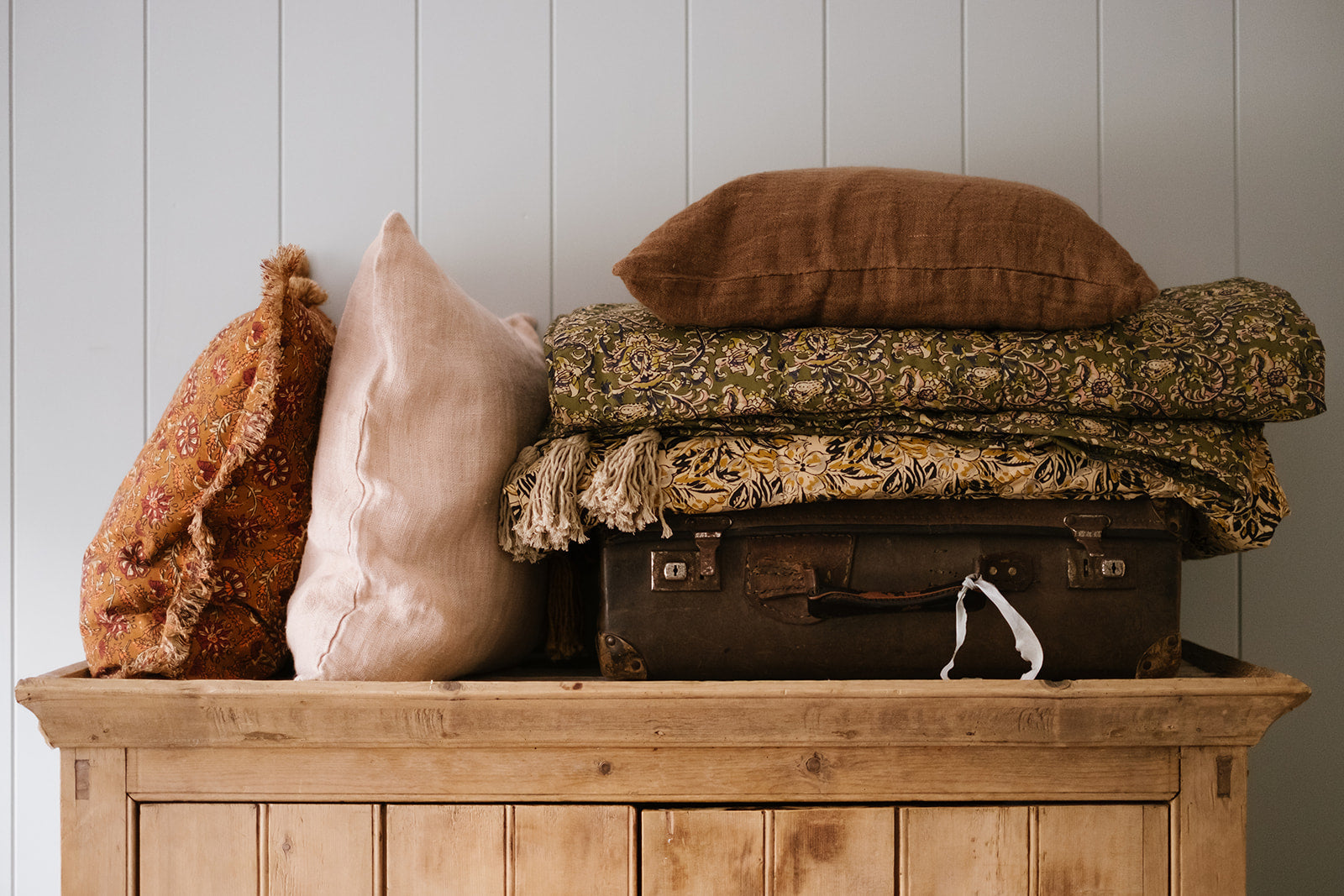 Rustic Linen Cushion Cover