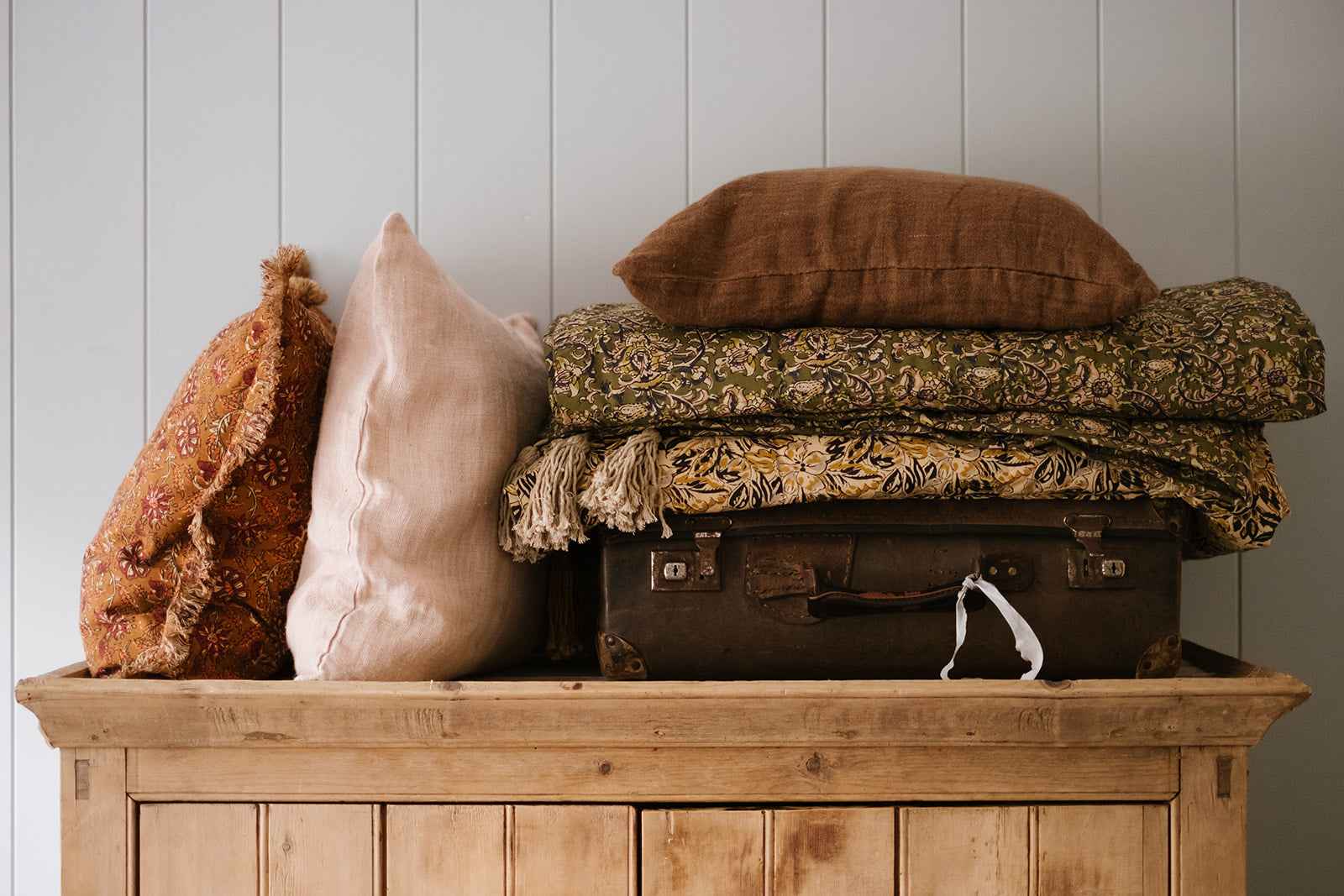 Rustic Linen Cushion Cover