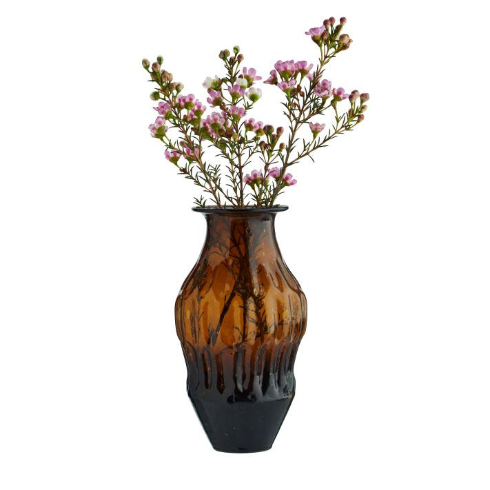 Amber Glass Vase