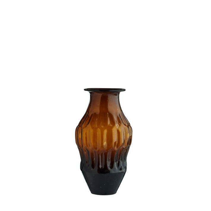 Amber Glass Vase