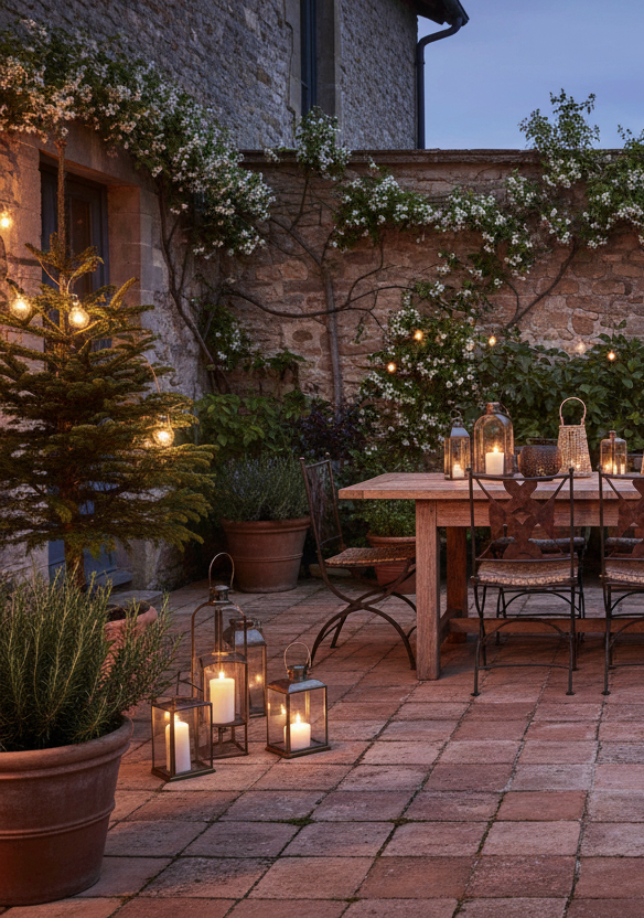 Antique Brass Lantern