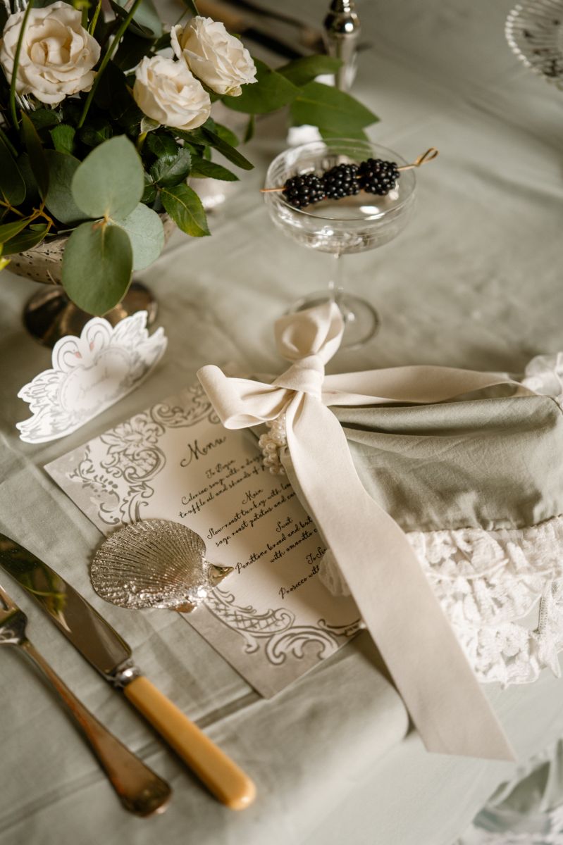 Luxury Velvet Napkin Bows, Set of 4