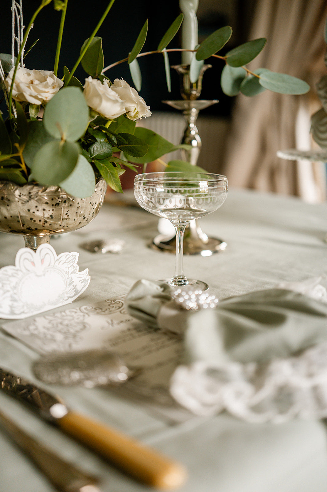 Swan Lake inspired tablescape by Amber and Willow