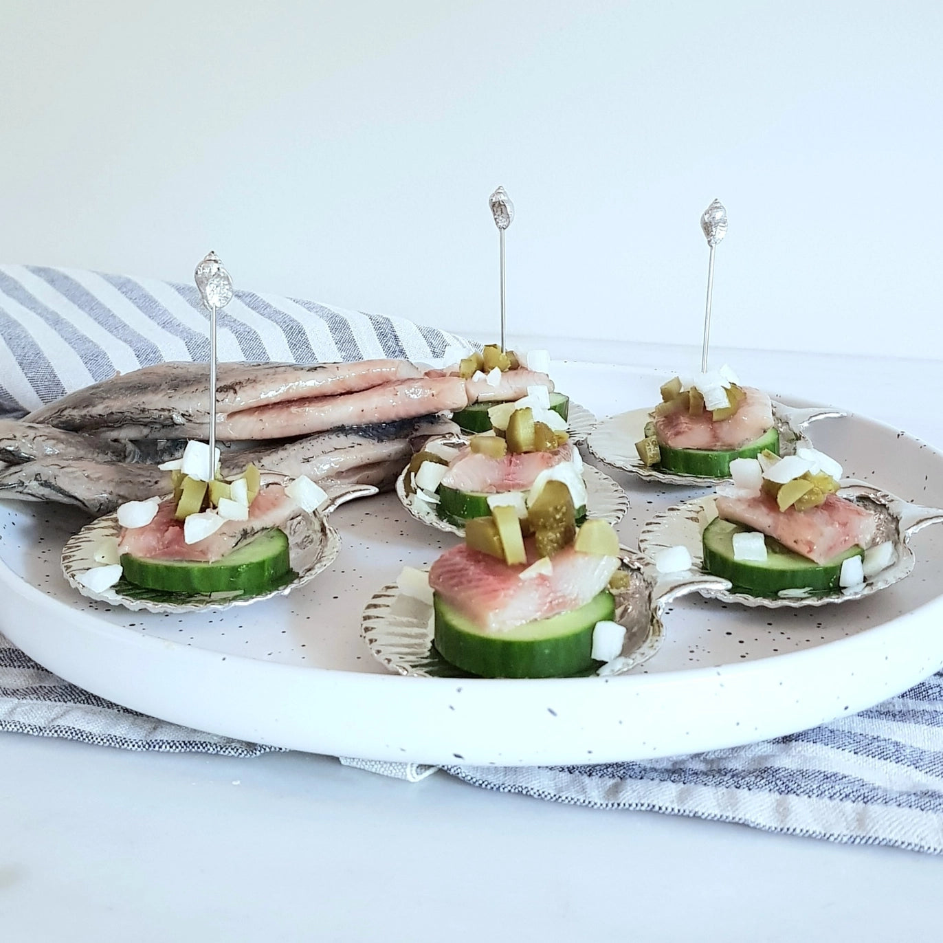 Silver Shell Tapas Sticks