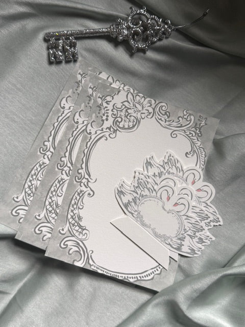 Set of 8 Swan Place Cards