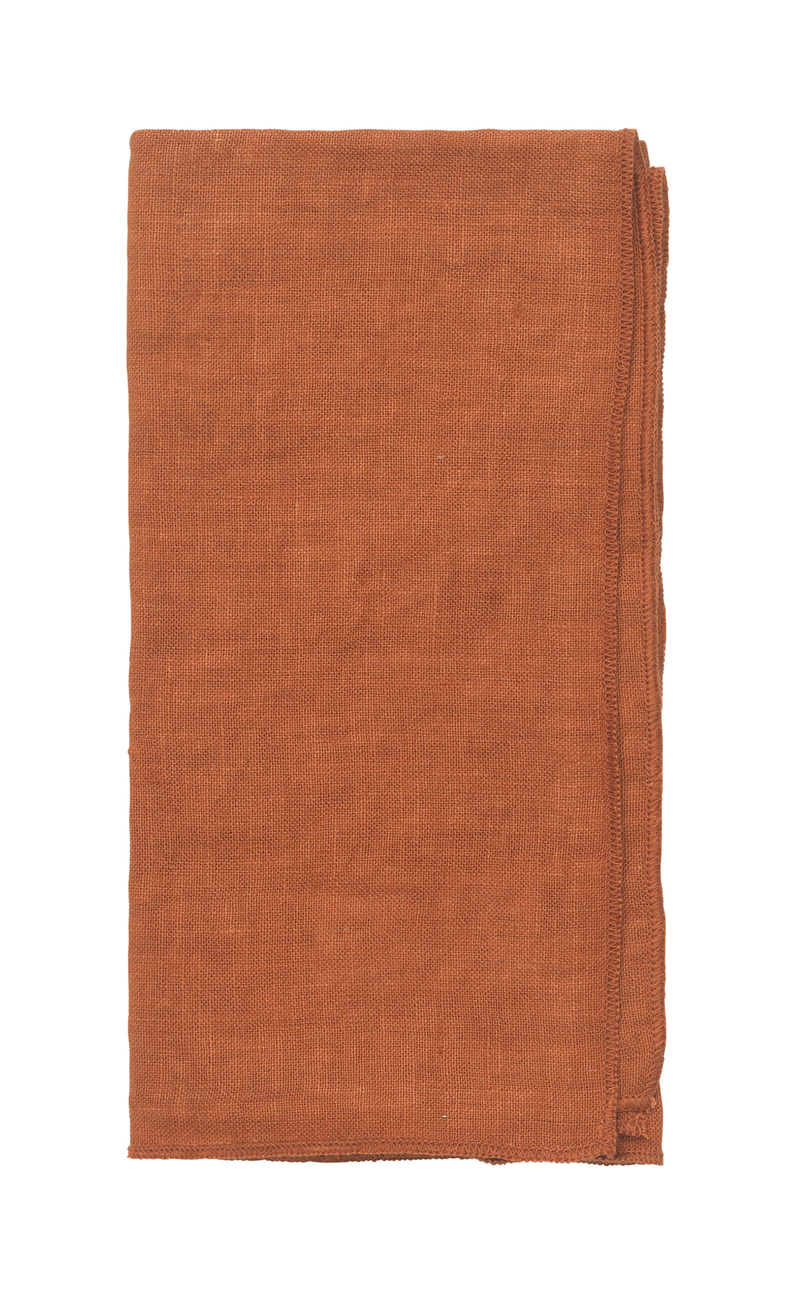 Terracotta linen napkins, set of 2