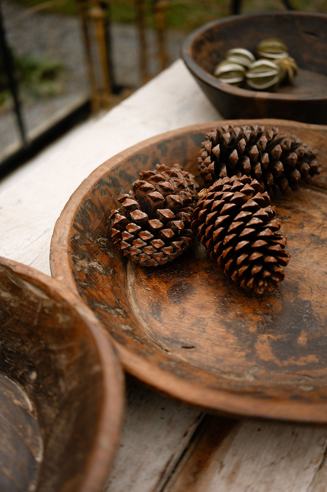 Vintage Wooden Bowls