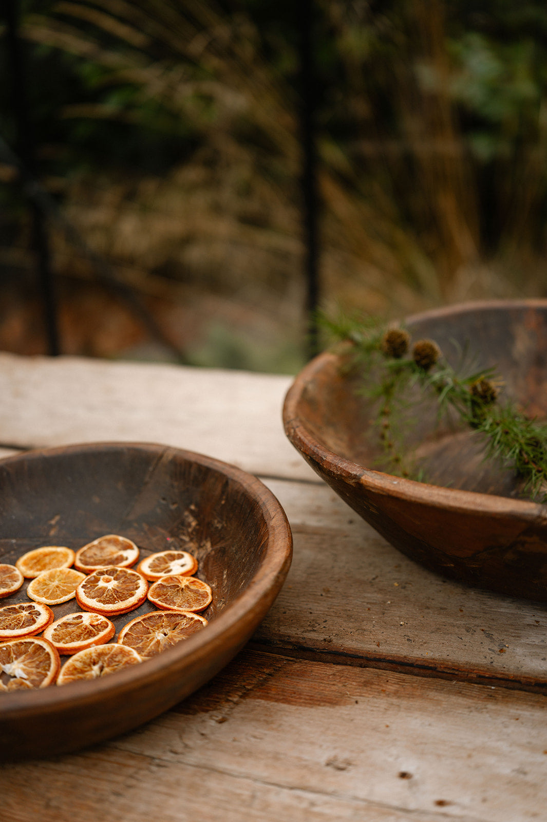 Vintage Wooden Bowls
