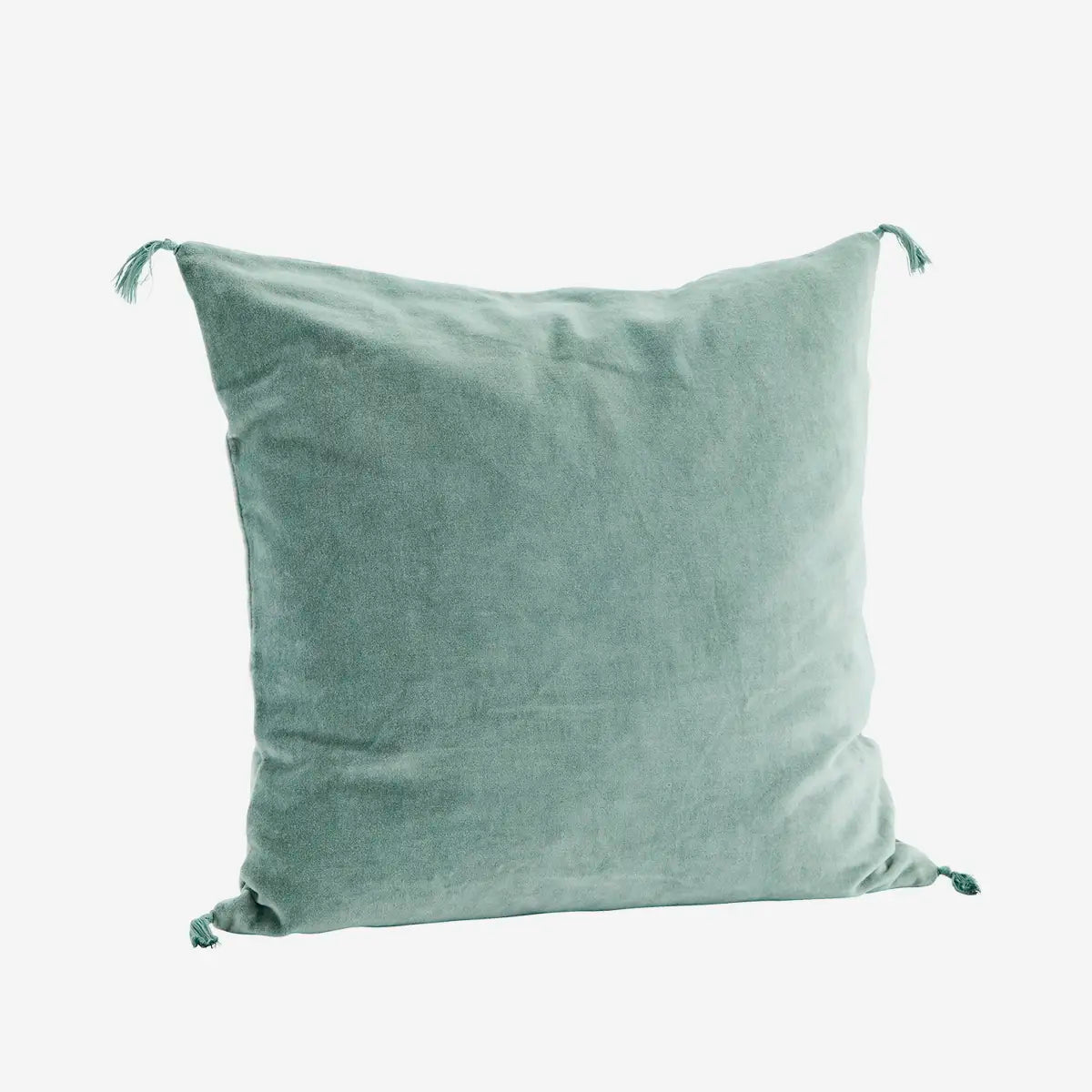 Aqua Velvet Cushion Cover - Amber + Willow