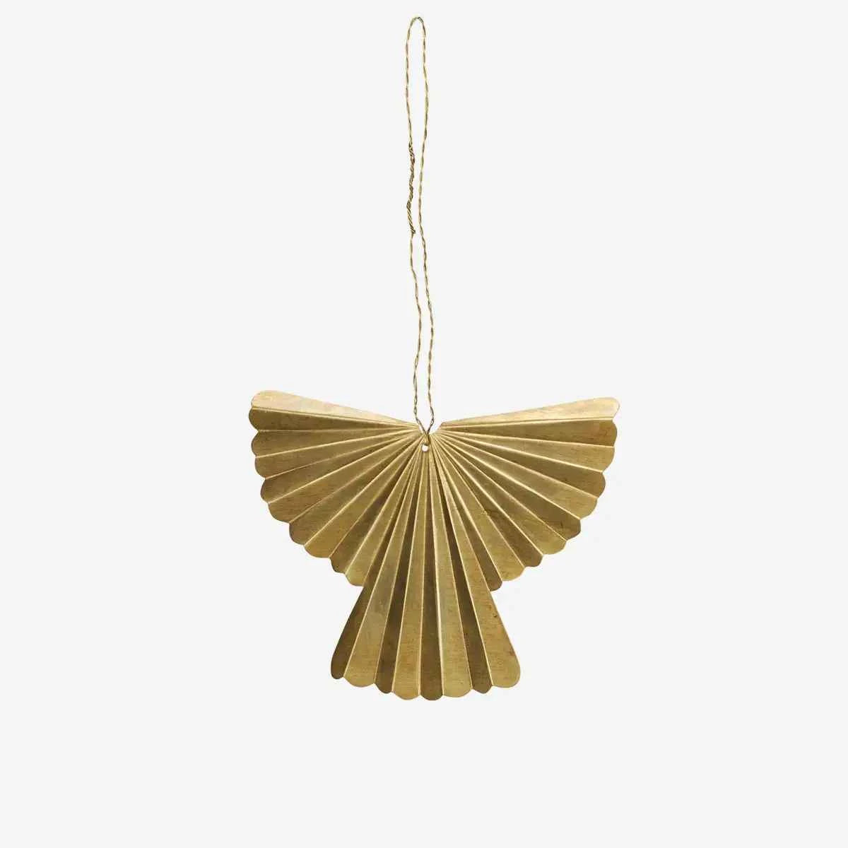 Brass Angel Christmas Tree Decoration