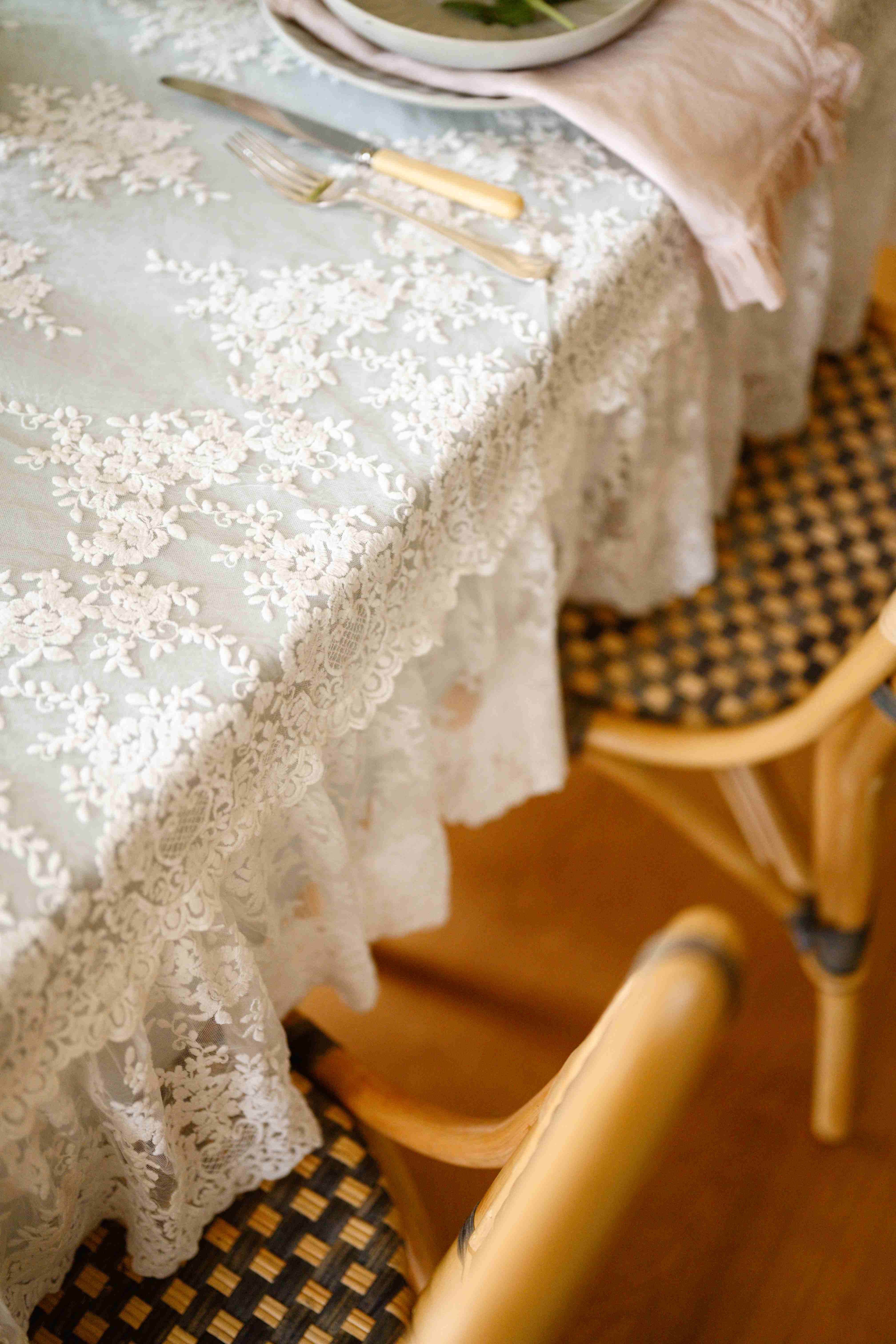 Italian lace tablecloth