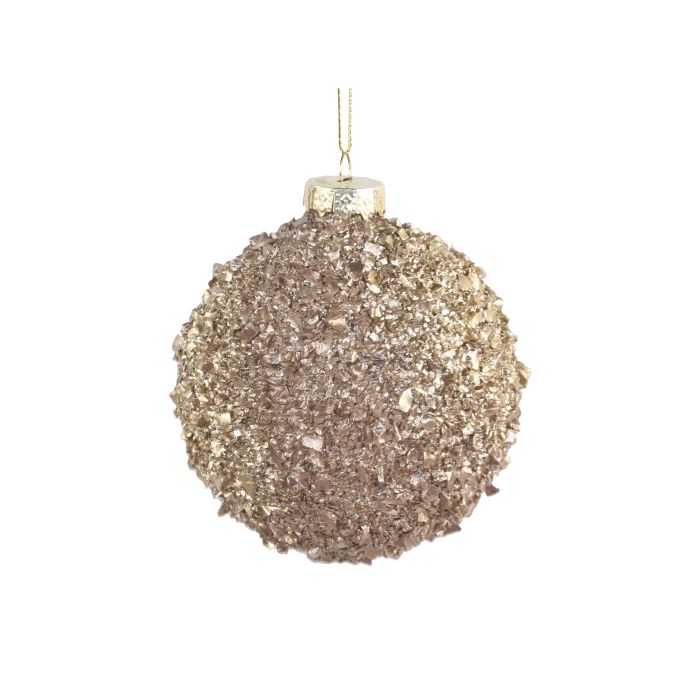 Gold encrusted bauble - Amber + Willow