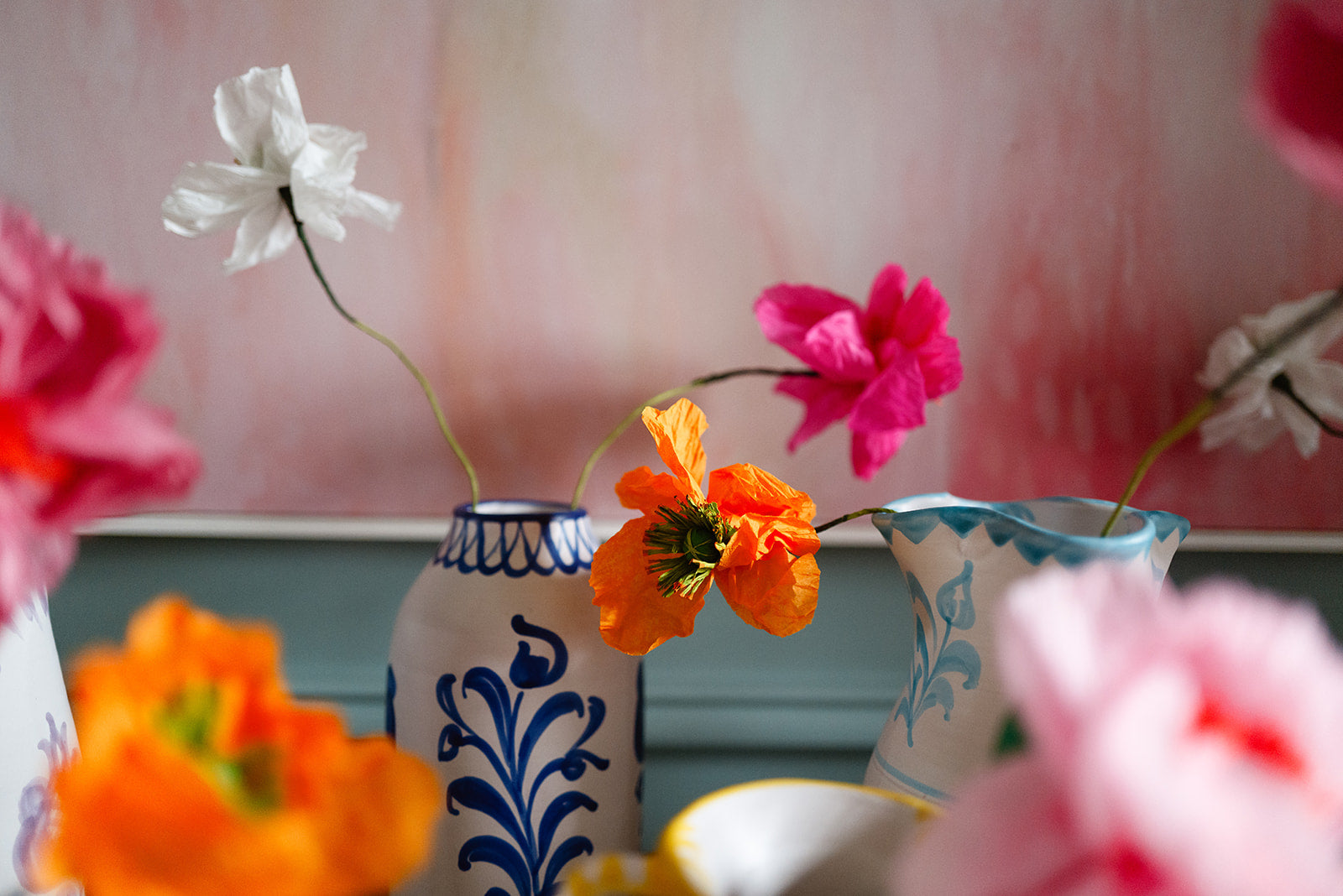 Hand painted Spanish vase collection from Amber and Willow