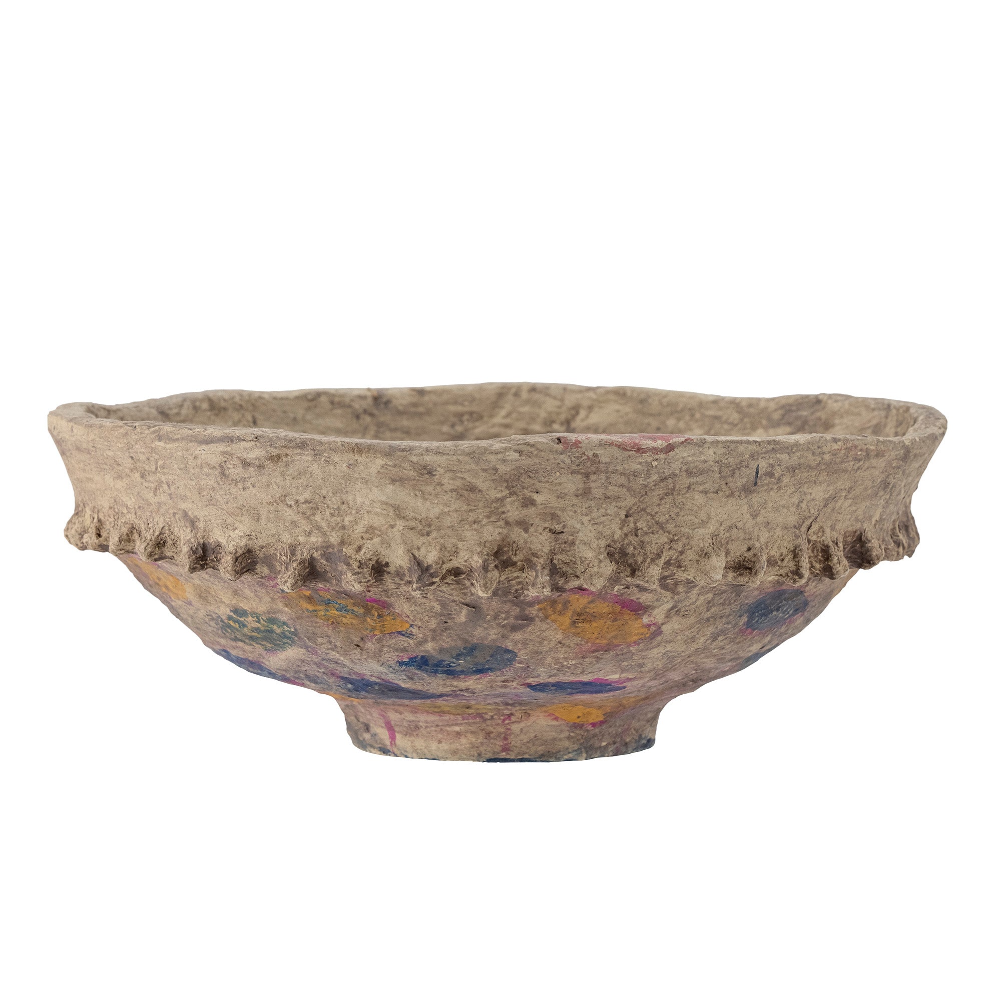 handmade papier-mâché mache bowl