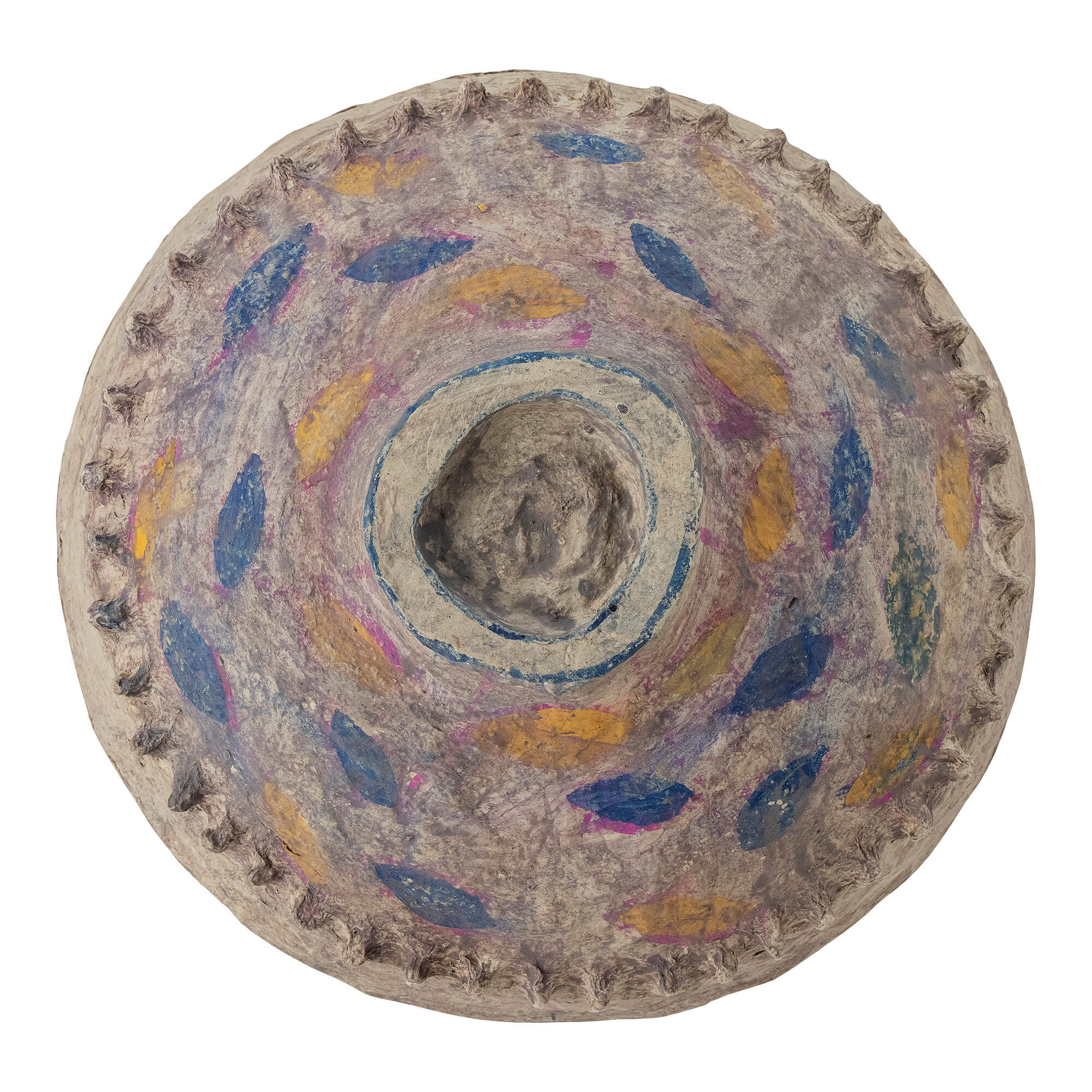 handmade papier-mâché mache bowl