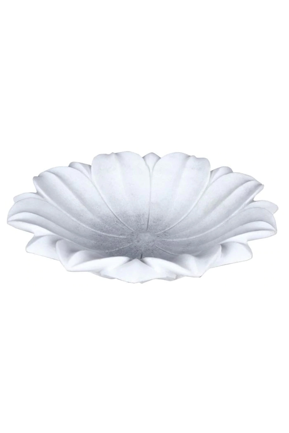 recycled marble flower plate