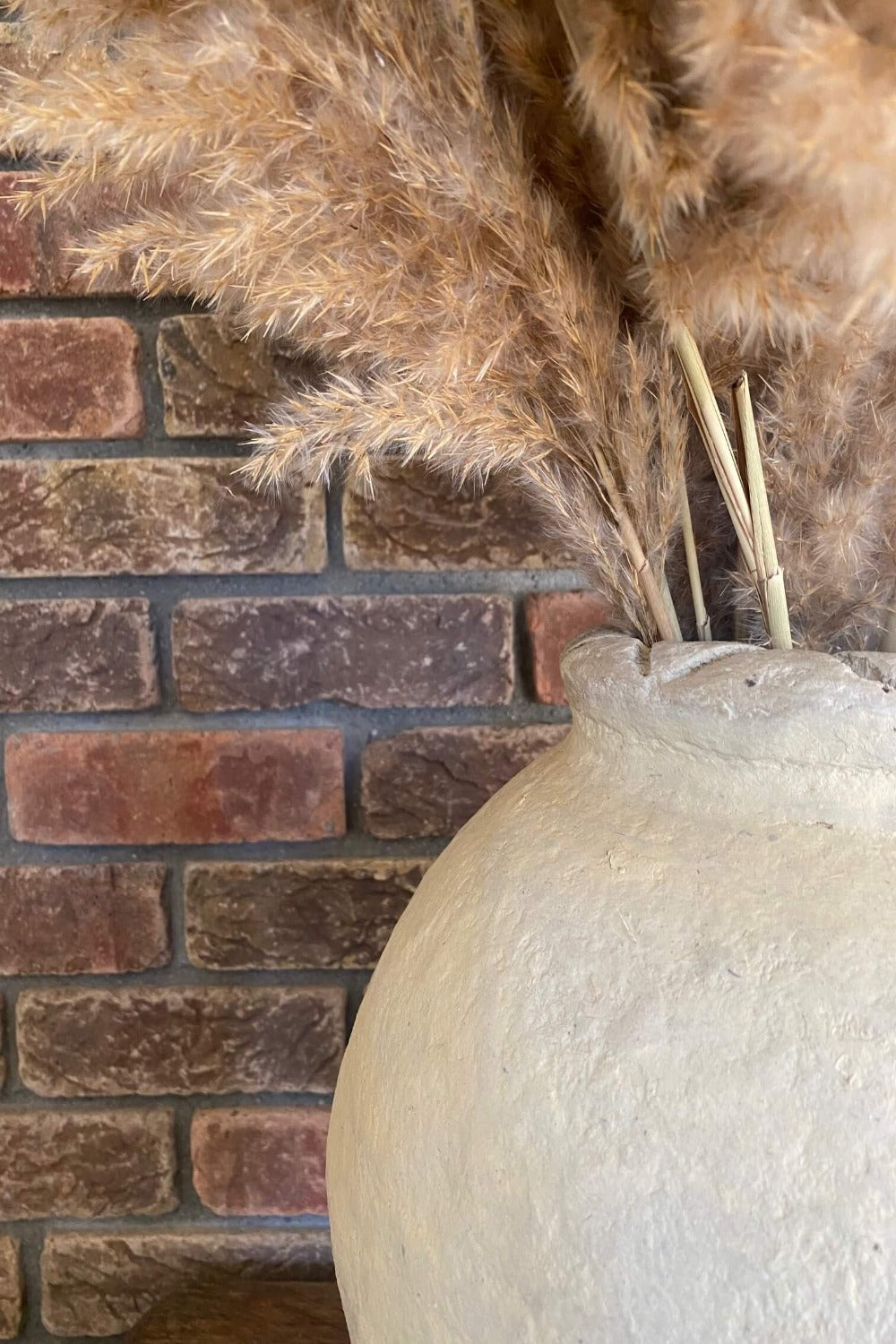 Medium Papier-Mâché Vessel - Amber + Willow