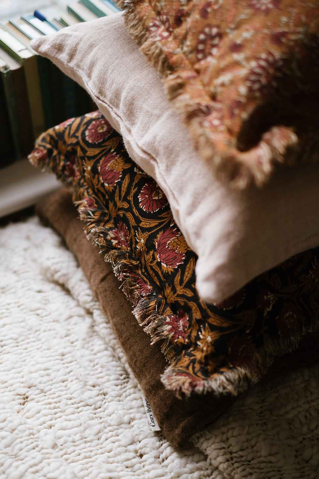 Rustic Linen Cushion Cover