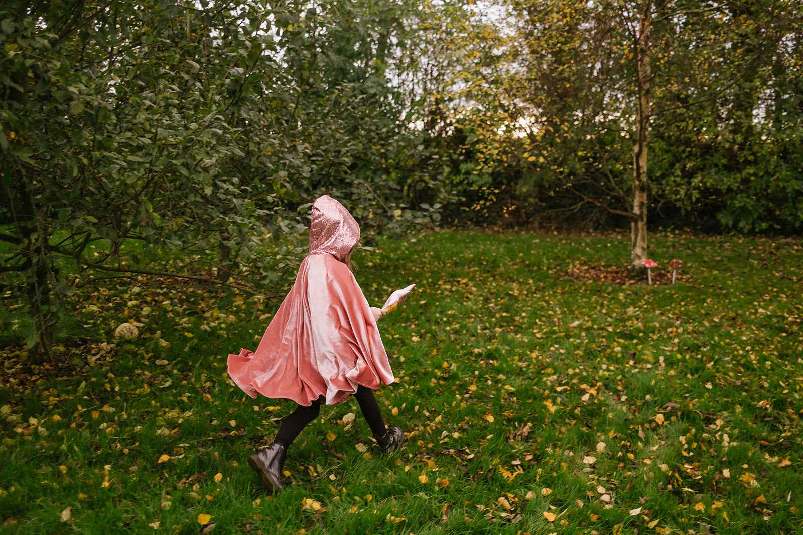 pink velvet magic cape