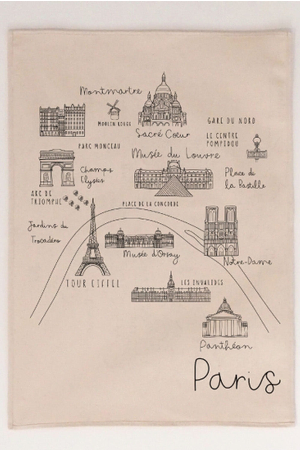 Paris Canvas Wall Hanging