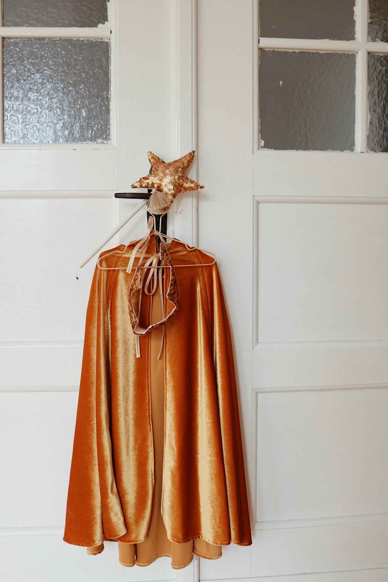 gold velvet magic cape