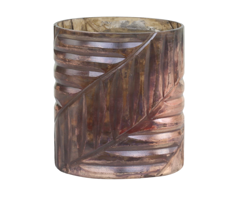 antique bronze t-light holder