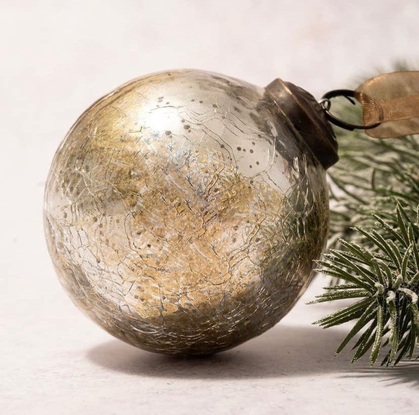 Gold foil bauble