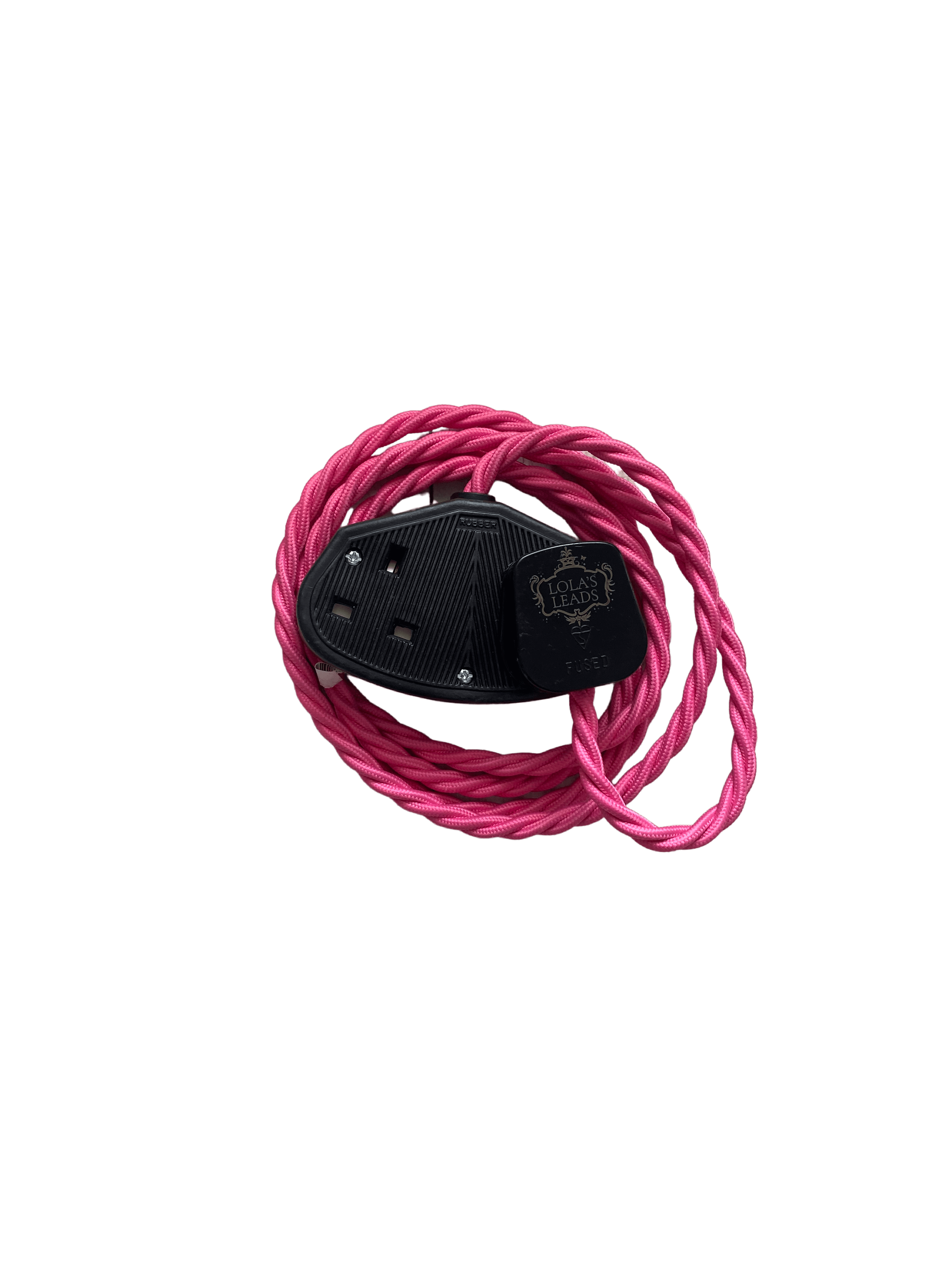 vintage braided extension lead