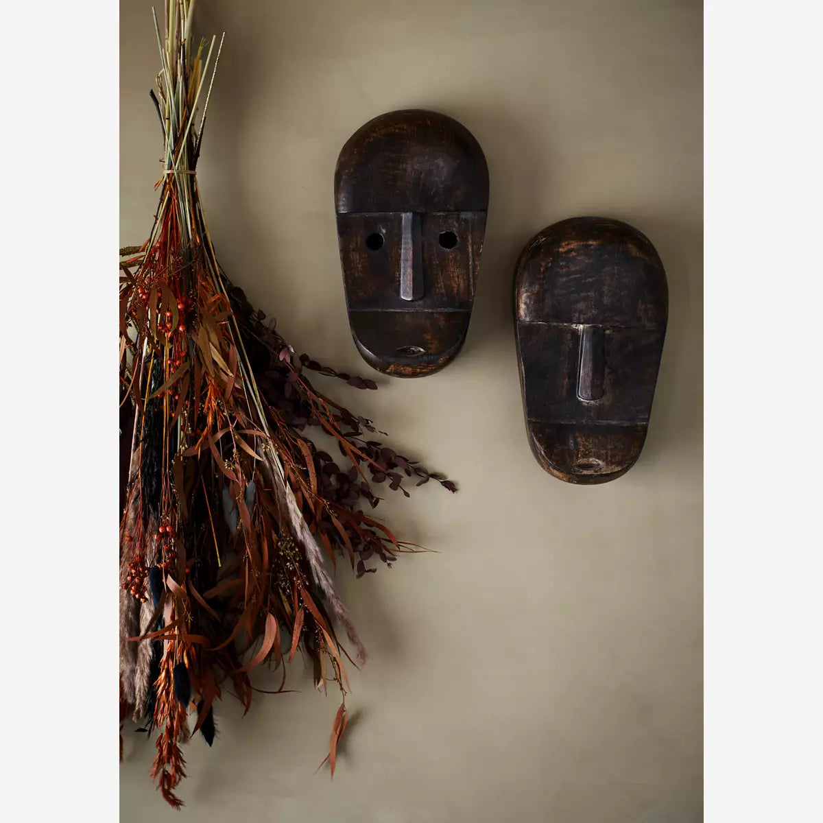 amberandwillowwoodenmask