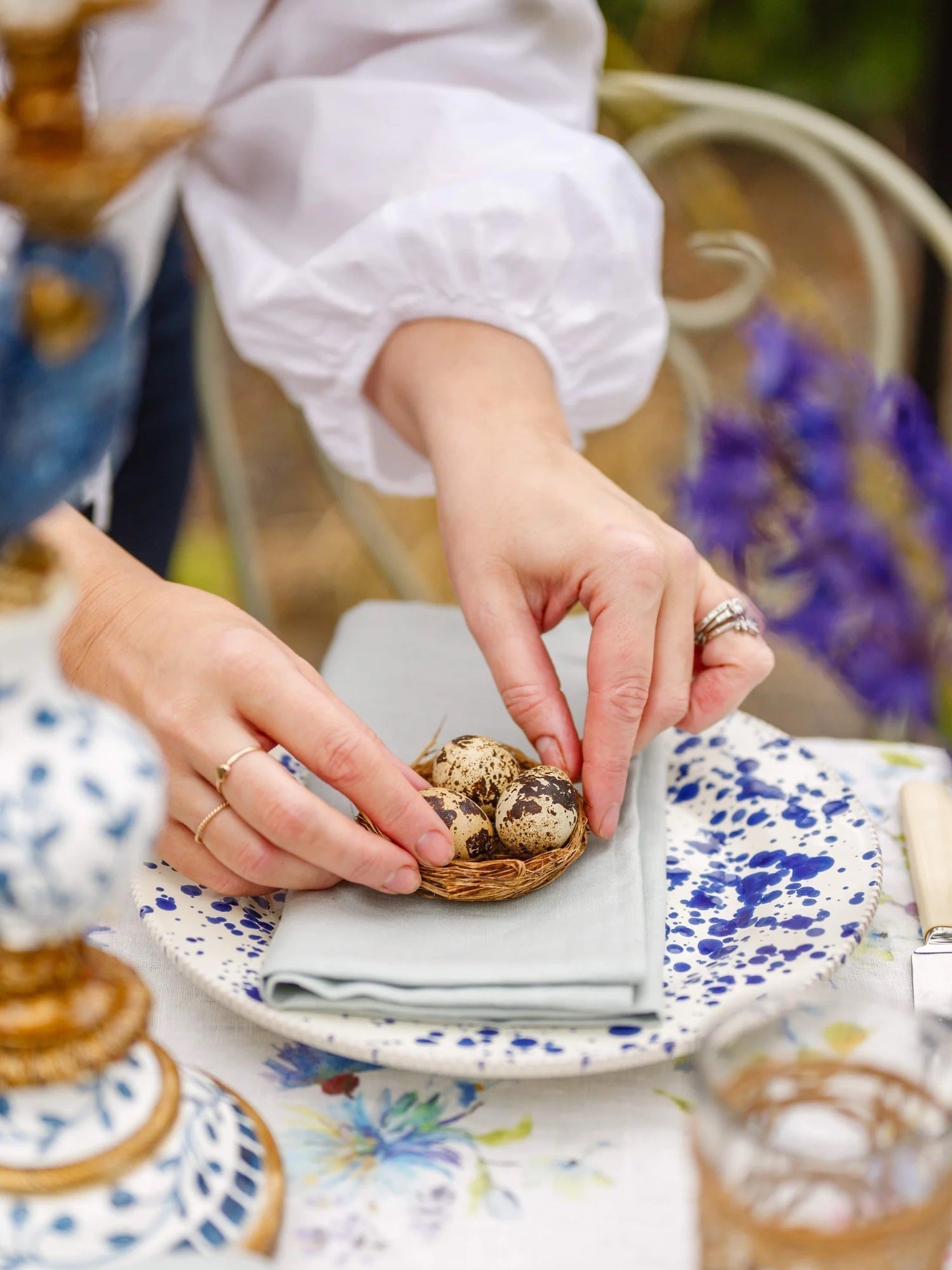 Easter Place Setting Inspiration - Amber + Willow