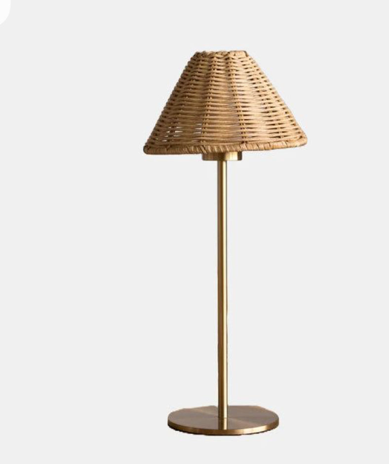 Rattan Cordless Lamp