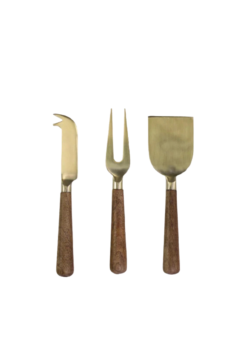 Set of cheese knives