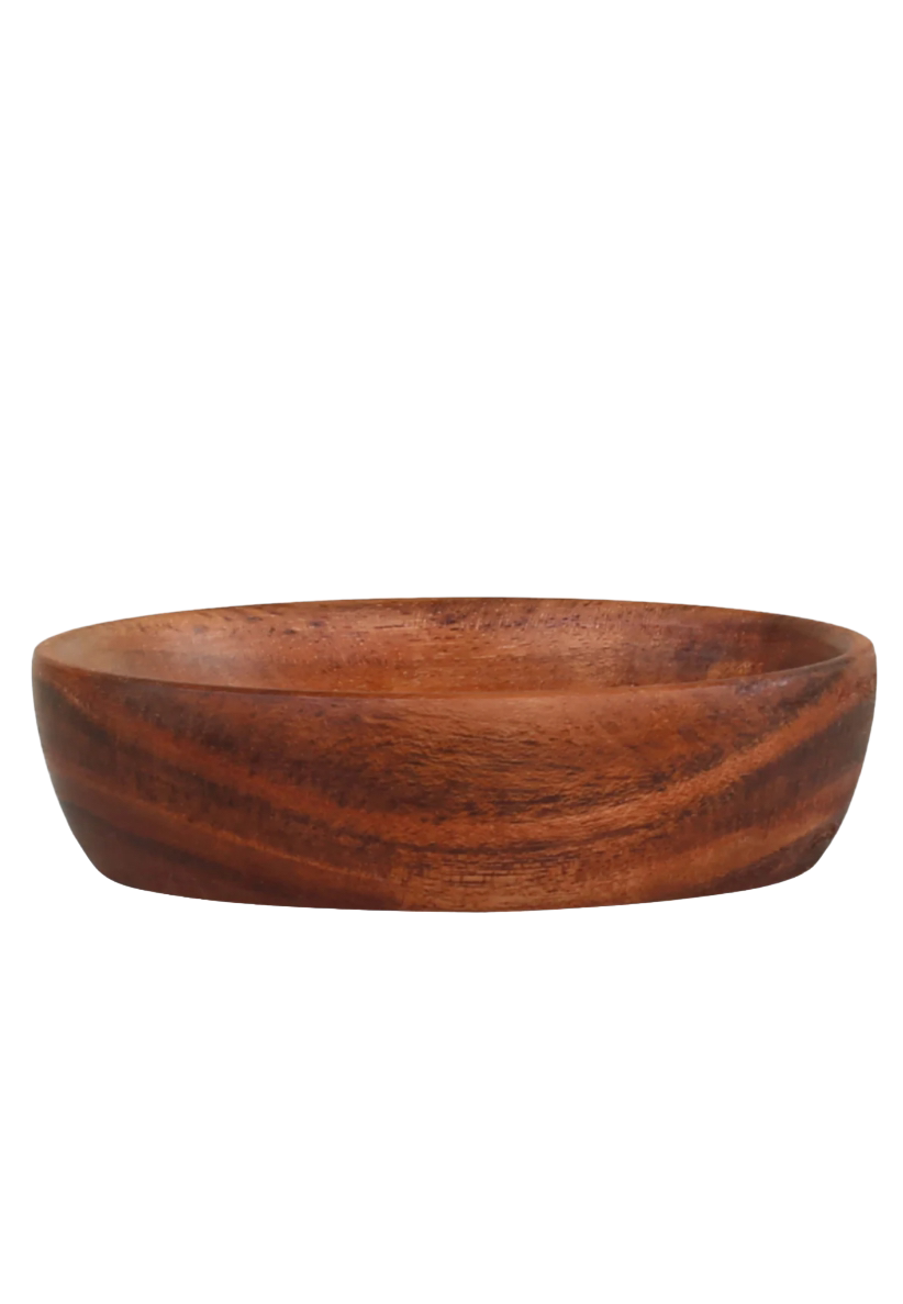 Acacia wood bowl