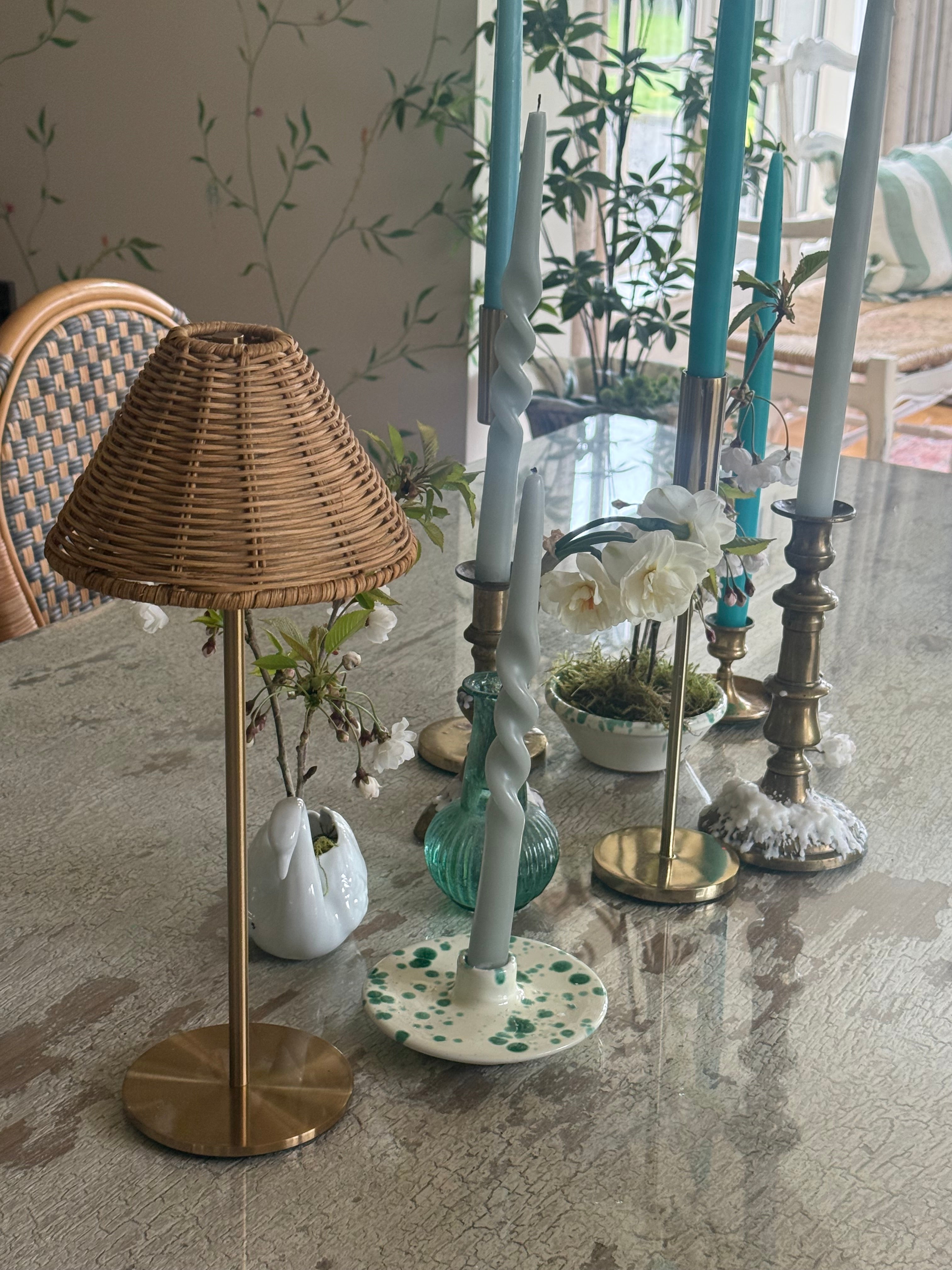 Rattan Cordless Lamp