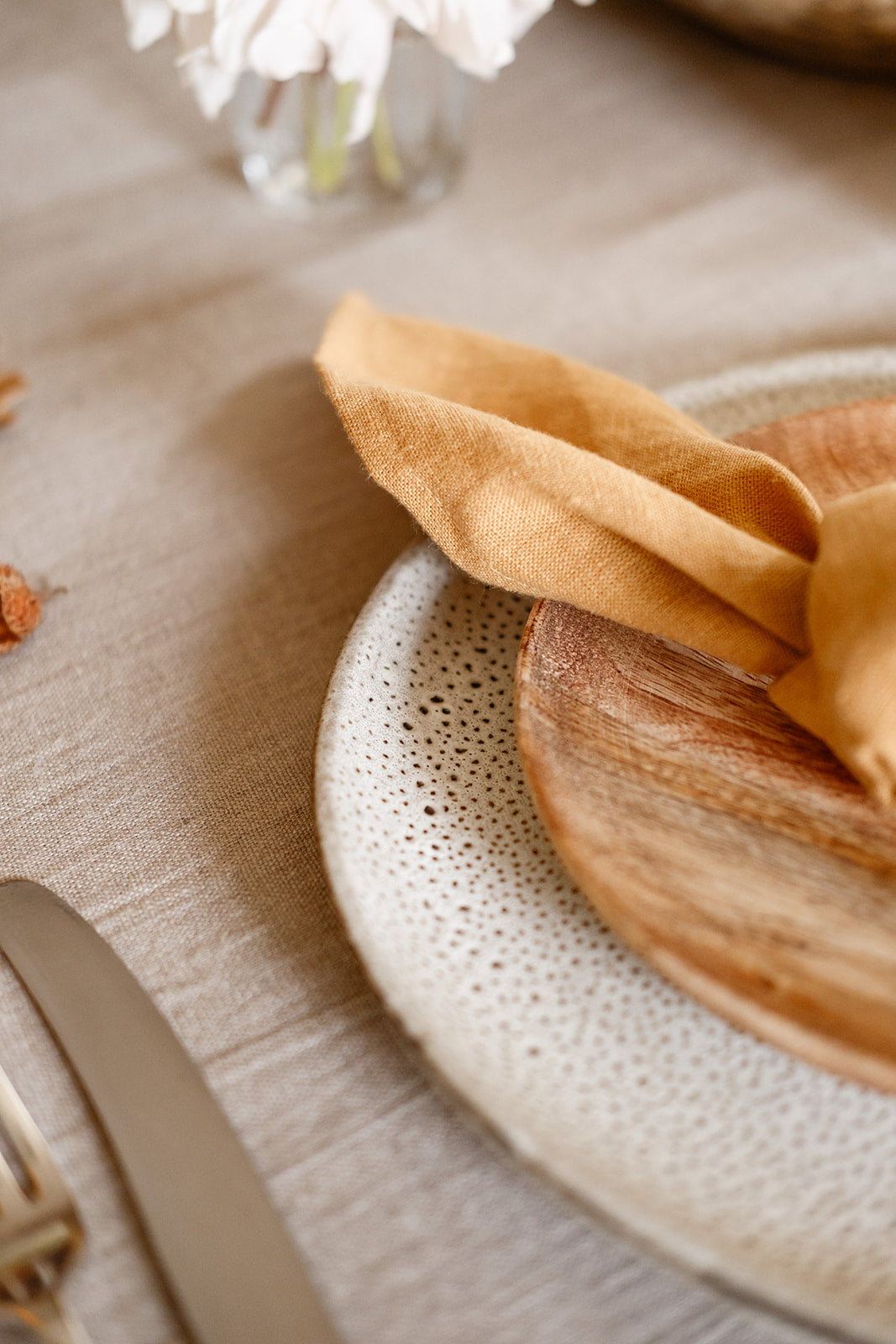 Grey stoneware plate