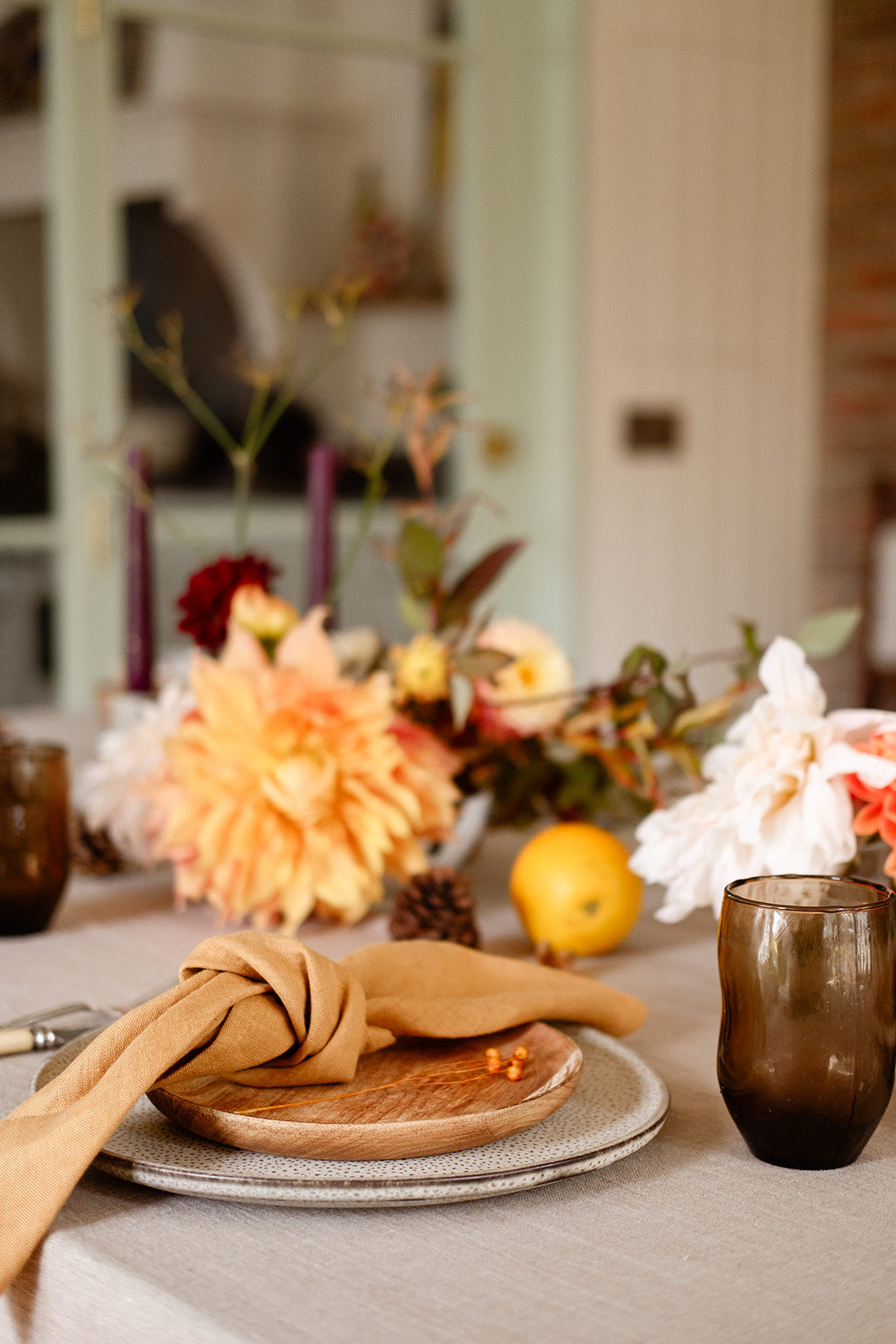 Linen napkins, set of 2